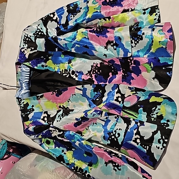 Womens Multi-color Jacket - Picture 3 of 5